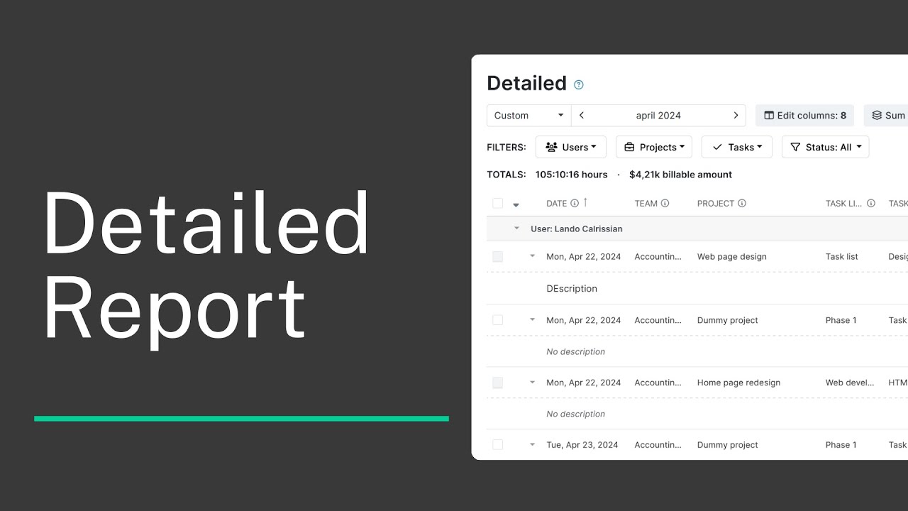 Detailed Report - Quick Overview