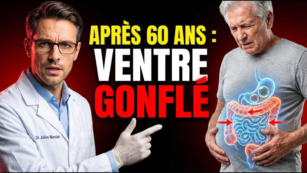 Ventre gonflé, gaz, constipation après 50 ans