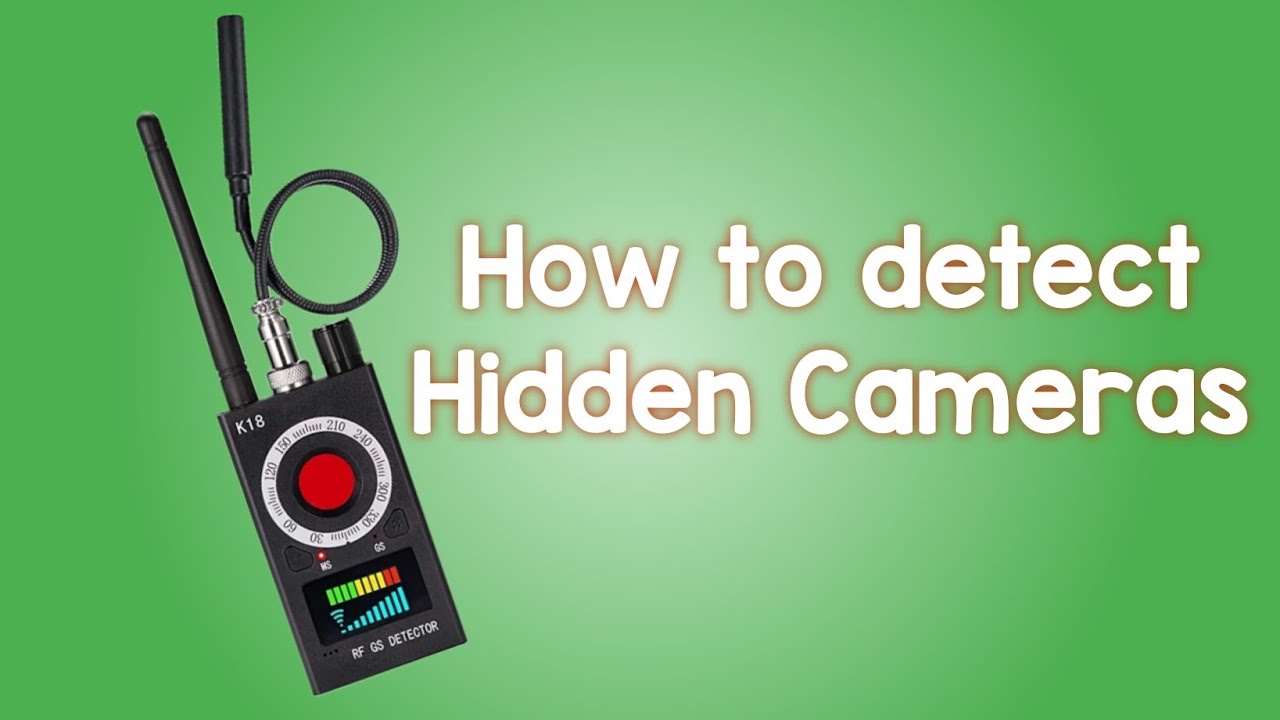 How to detect Hidden Cameras with JMDHKK K18 Anti Spy Detector | How to detect Unwanted GPS Trackers