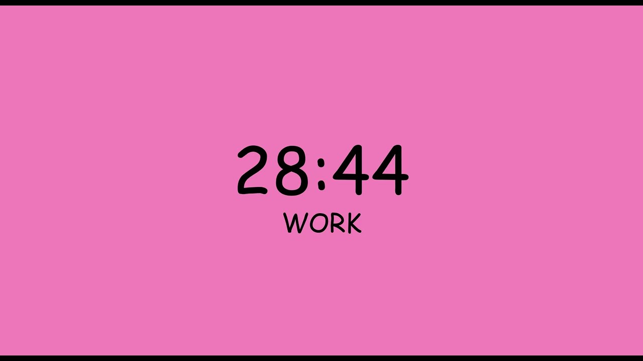 STOP BRAINROT 25/5 Pomodoro Deep Focus Timer - Take your life back in 30 Minutes