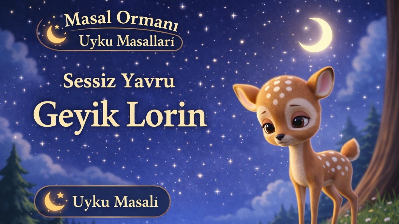 Uyku masalı |Sessiz Yavru Geyik Lorin | Arkadaşlık ve Cesaret Üzerine Uyku Masalı 🌙