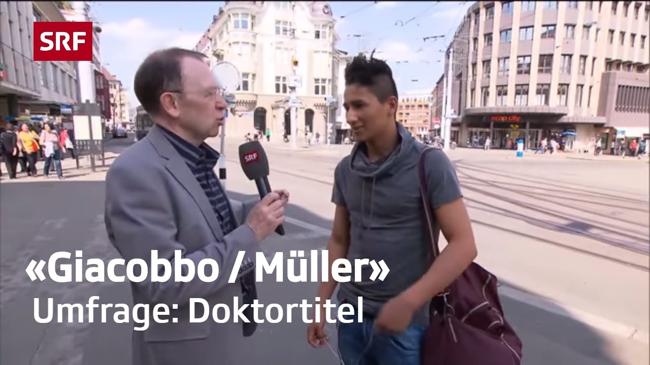 Umfrage: Doktortitel | Giacobbo / Müller | Comedy | SRF