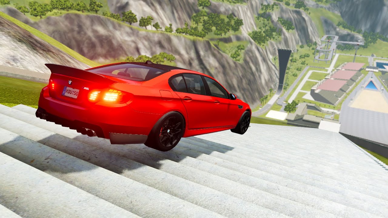 Cars VS Stairs - BeamNG.drive