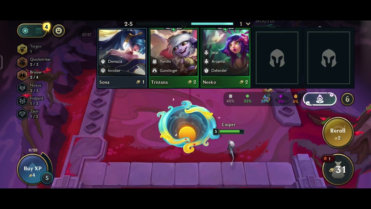 TFT Set 16 - Ziggs 2, Ryze 2 (3 Ionia) 