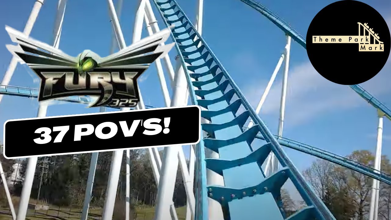 Fury 325 Marathon! - Carowinds (4K HD POV) - March 2023