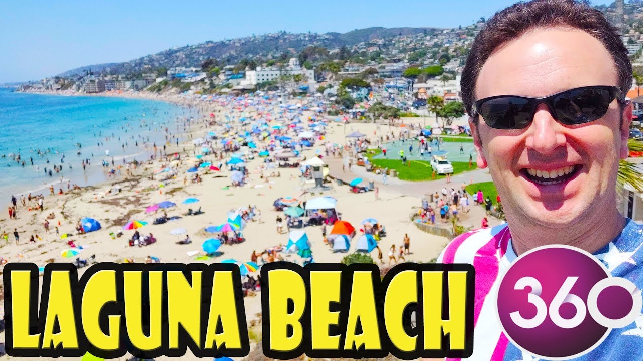 Laguna Beach Main Beach Walkthrough in 360 Video