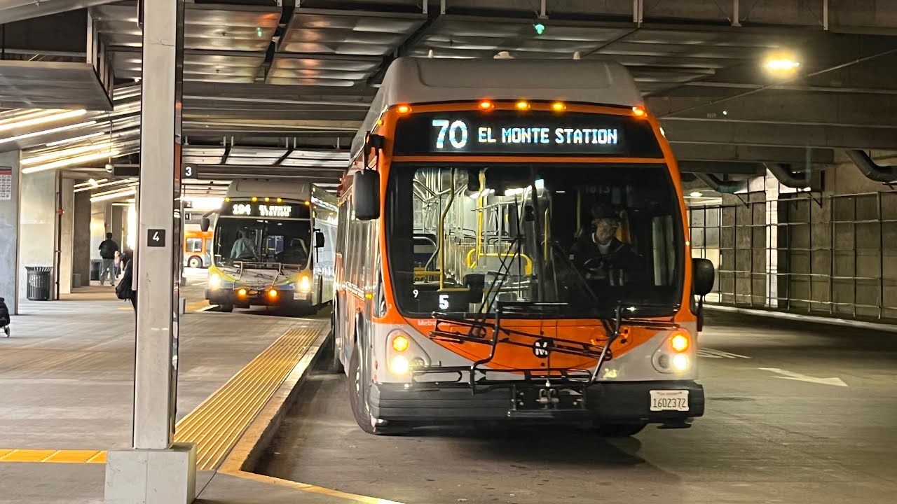 ⁴ᴷ⁶⁰ Transit Action EP60 | LA Metro & Foothill Transit Buses @ El Monte Station
