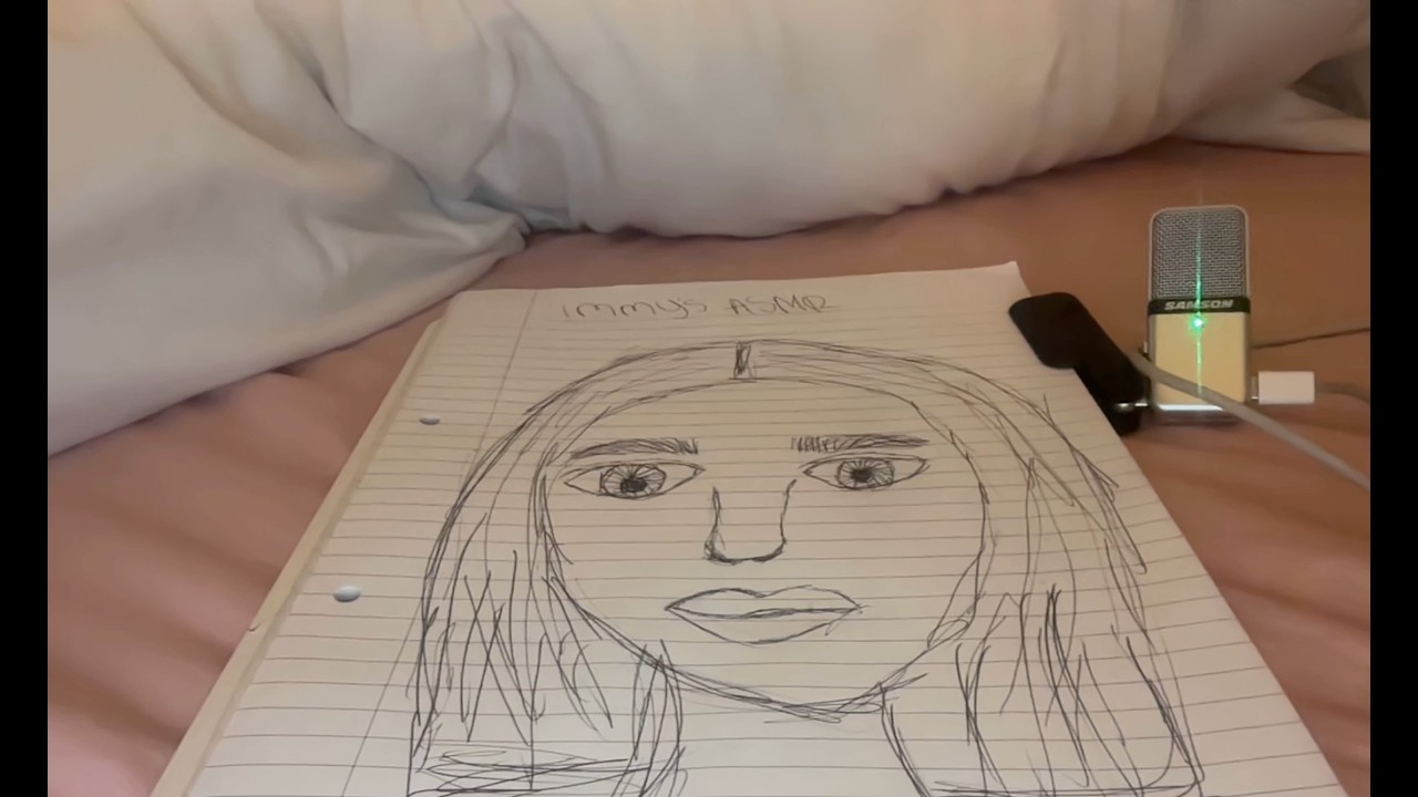ASMR I i draw you but i can't draw...