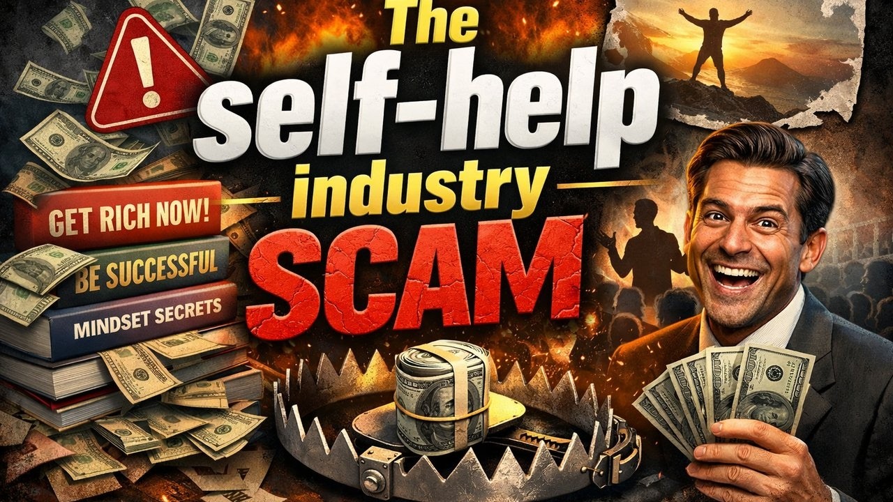 the self help industry scam - why reading self help book after self help book does nothing for you.
