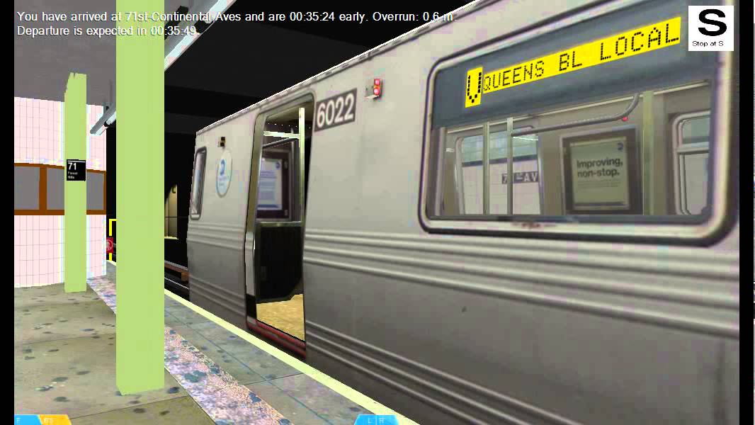 OpenBVE Railfanning: Forest Hills 71st Avenue, Queens Blvd Line