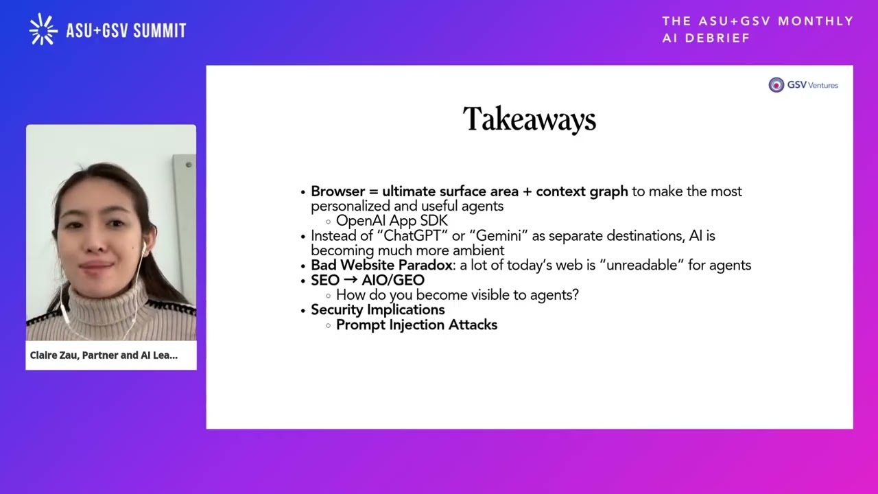 The ASU+GSV Monthly AI Debrief | October 2025
