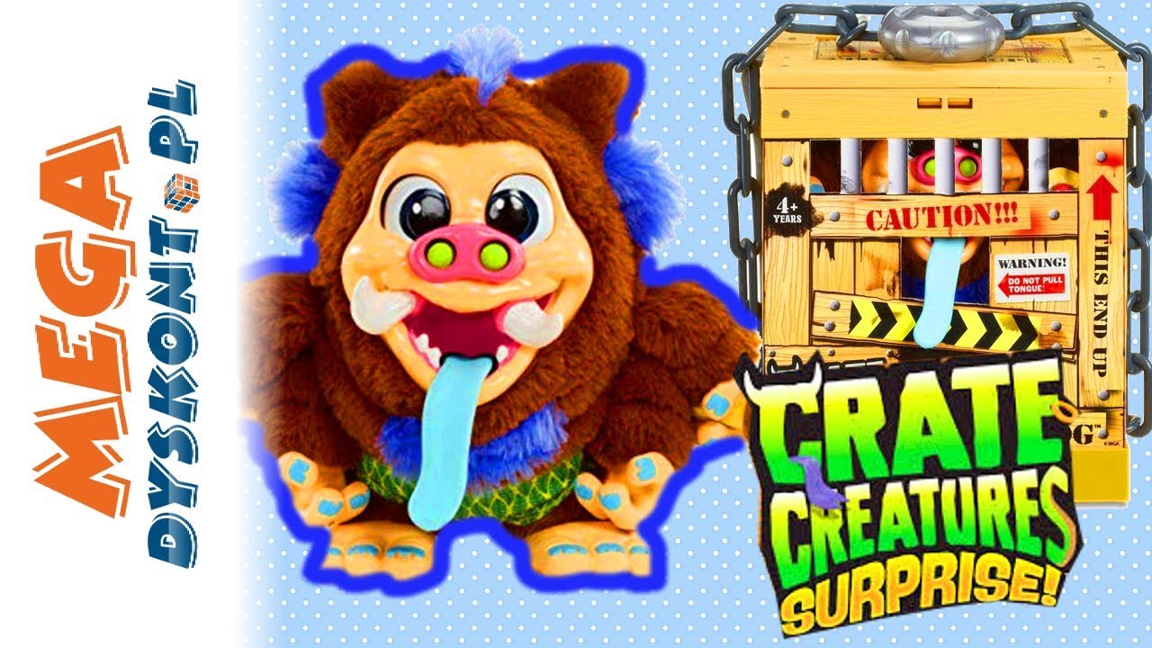 Crate Creatures Surprise &bull; Interaktywna Bestia zamknięta w skrzyni