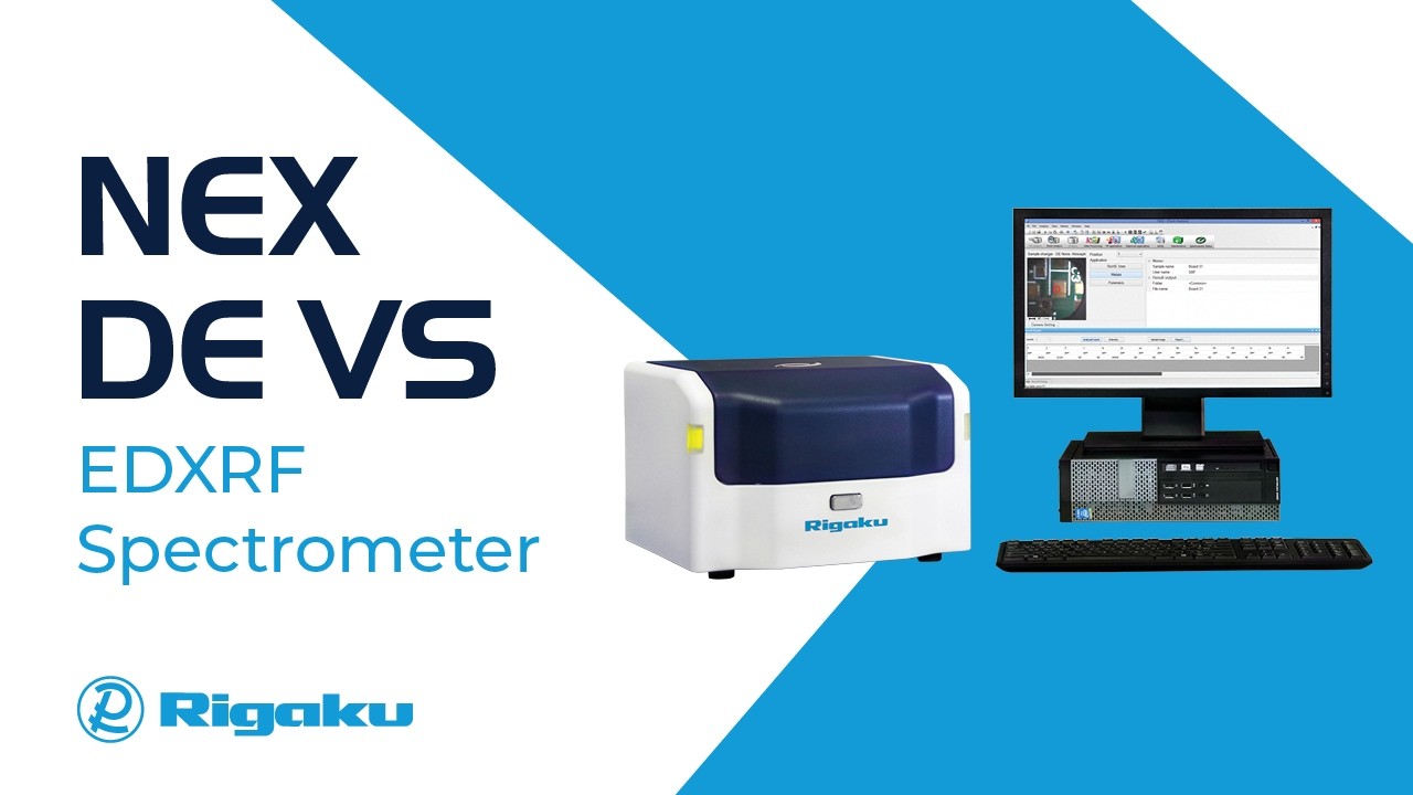 Rigaku NEX DE VS EDXRF Spectrometer with QuantEZ Software