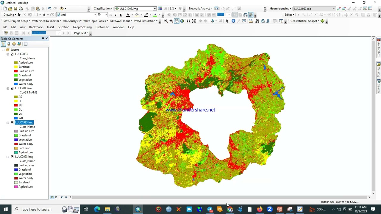 How to predict Land use land cover change by using CA Marcov chain model on Terrset software