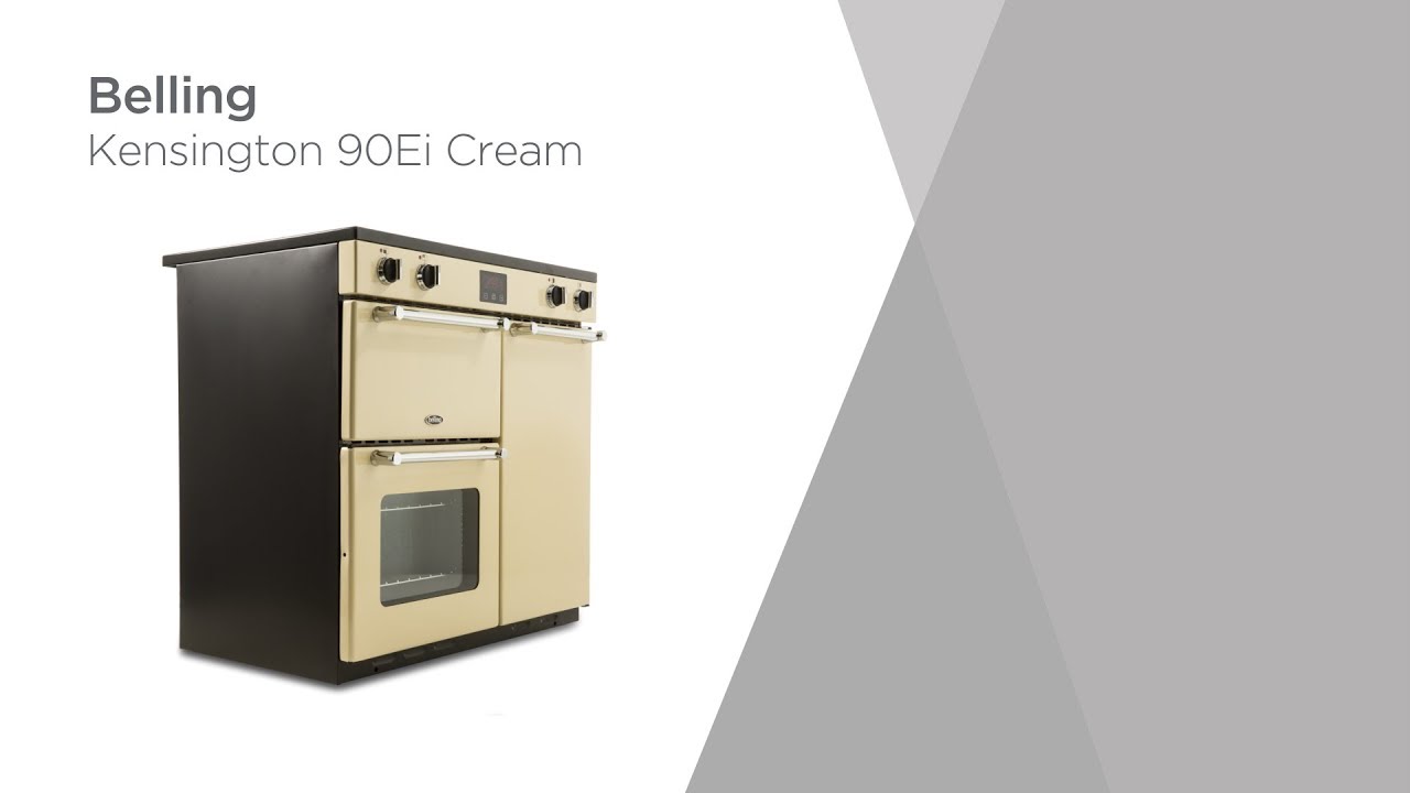 Belling Kensington 90 cm Ei Range Cooker - Cream & Chrome | Product Overview | Currys PC World