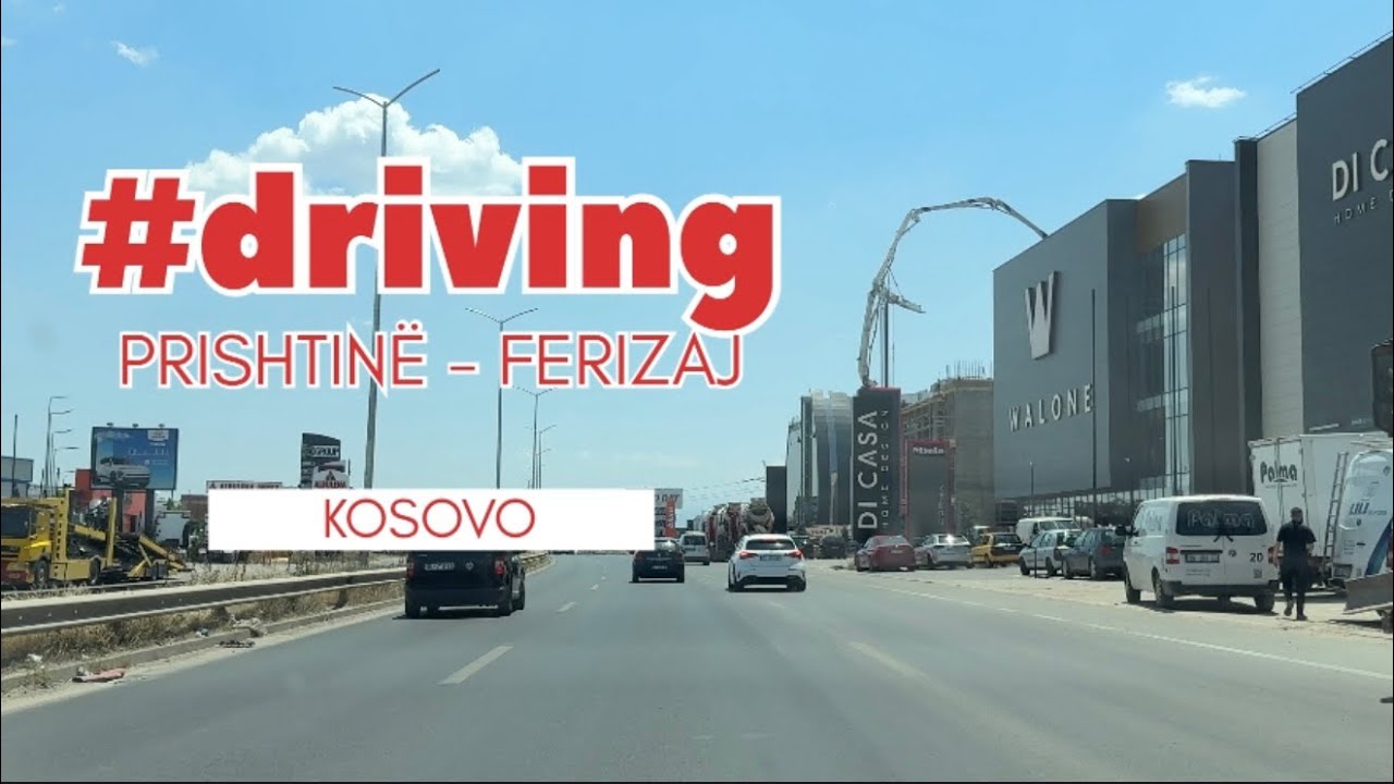 DRIVING PRISHTINA - FERIZAJ | KOSOVO TRAVEL VLOG #subscribe #kosova #ontheroad
