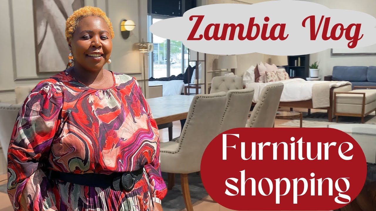 Vlog | Furniture Shopping | Furnishing My Dream Home In Lusaka Zambia