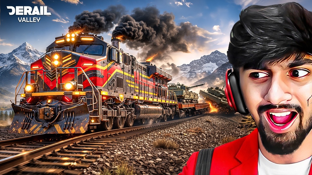 I ALMOST CRASHED THE POWERFULL MILITARY TRAIN 😱