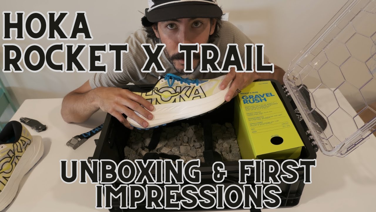 Hoka Rocket X Trail Unboxing and First Impressions