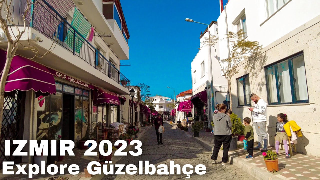 İzmir Güzelbahçe: Explore Izmir City in 4K 60fps | Walking Tour Turkey 2023
