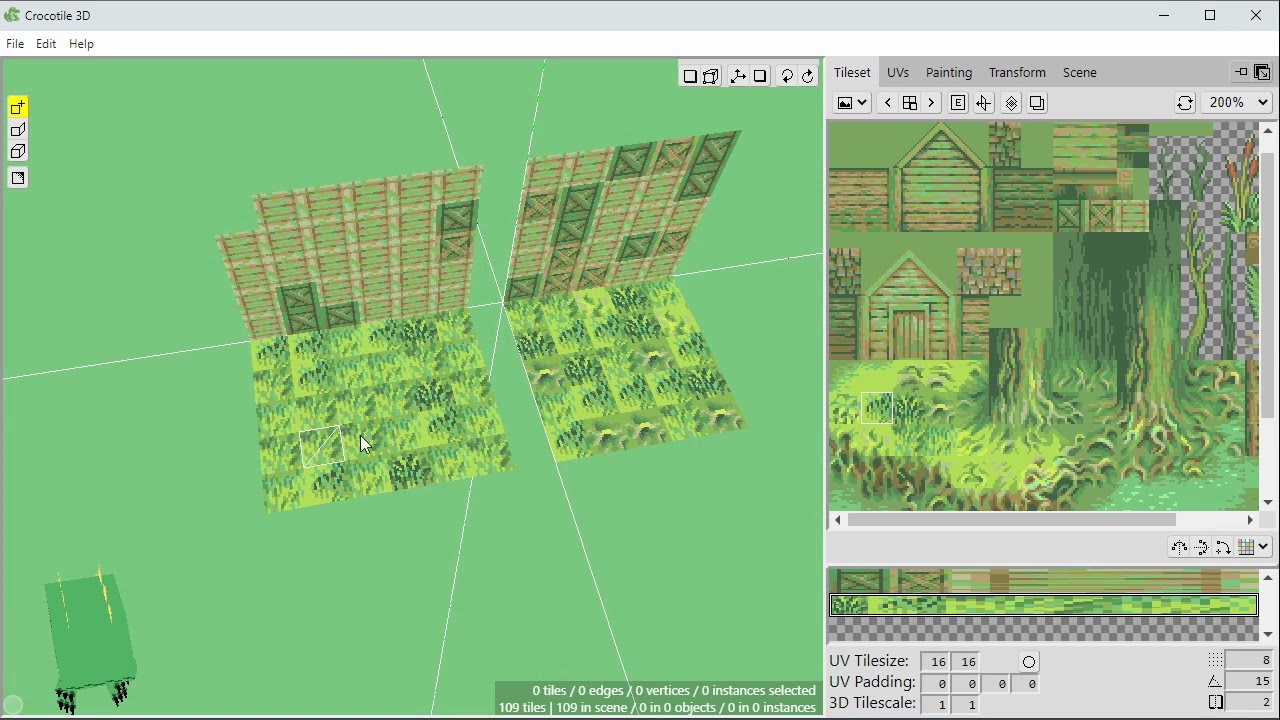 Crocotile 3D 🐊 Tile Palette - Randomized tiles