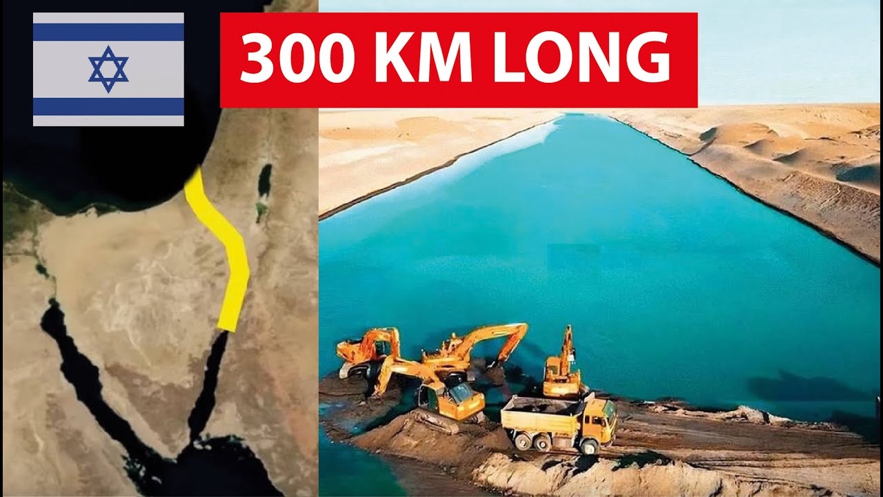 Israel Is Building A $55 BILLION Canal Through Gaza!