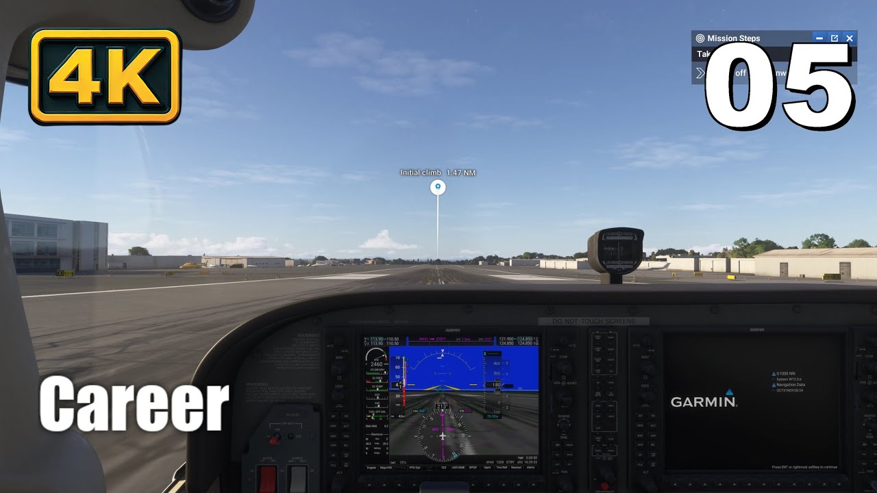 First Solo Flight & Exam | Microsoft Flight Simulator 2024