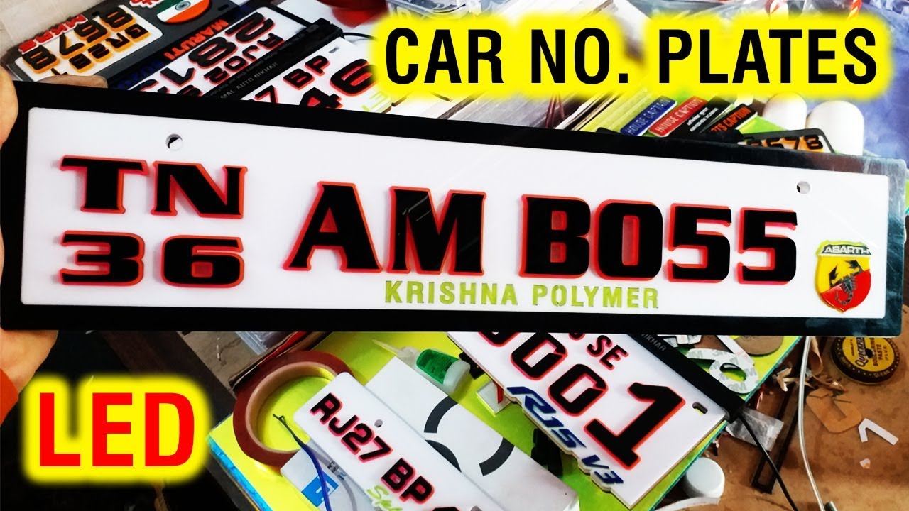 Car Number Plate Design All India Delivery | 8055 INTO BOSS