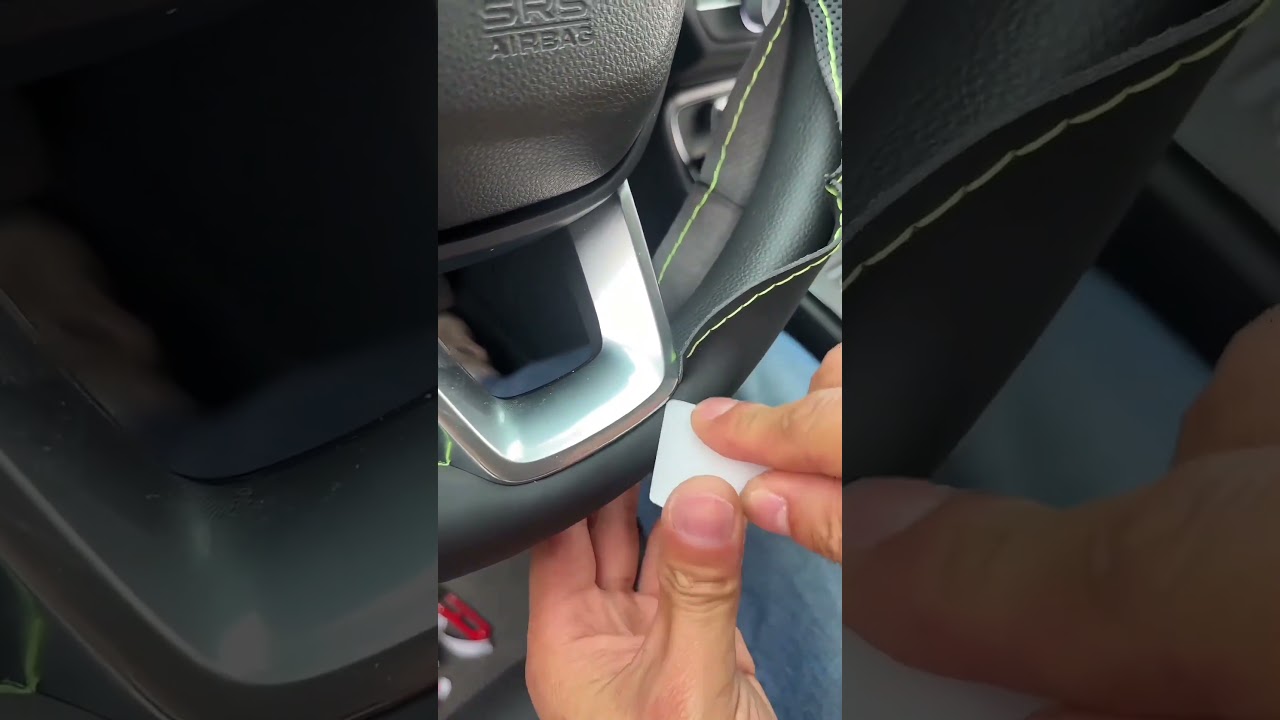 Designed to be installed by hand, enjoyed every drive. #automobile #car #steeringwheelcover #diy