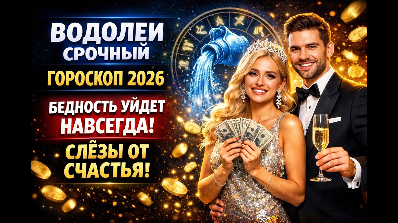 ВОДОЛЕИ в ШОКЕ И ЕСТЬ ПОЧЕМУ! Затмение несет ЖИЗНЬ МЕЧТЫ! ЗАБУДЬТЕ БЕДНОСТЬ НЕВЗГОДЫ!