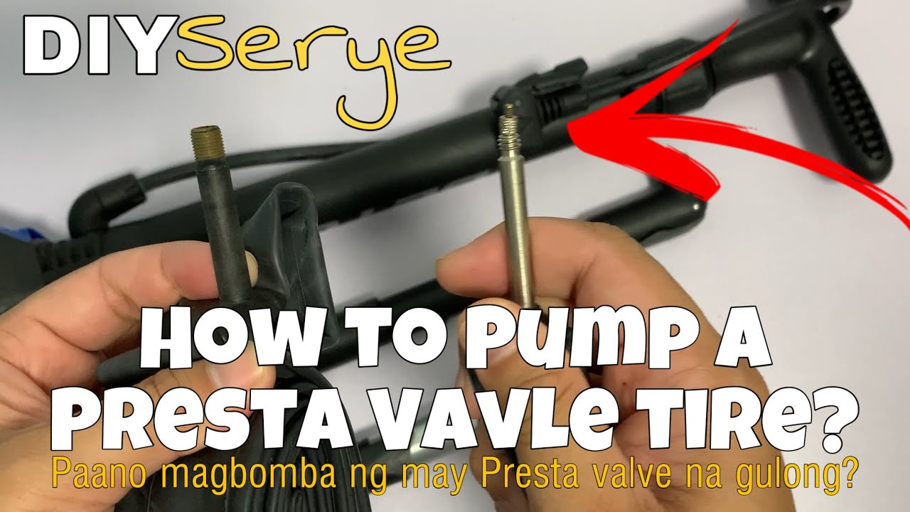 [D.I.Y. Serye] How to Pump a Presta Valve Tire and Use Different Pumps