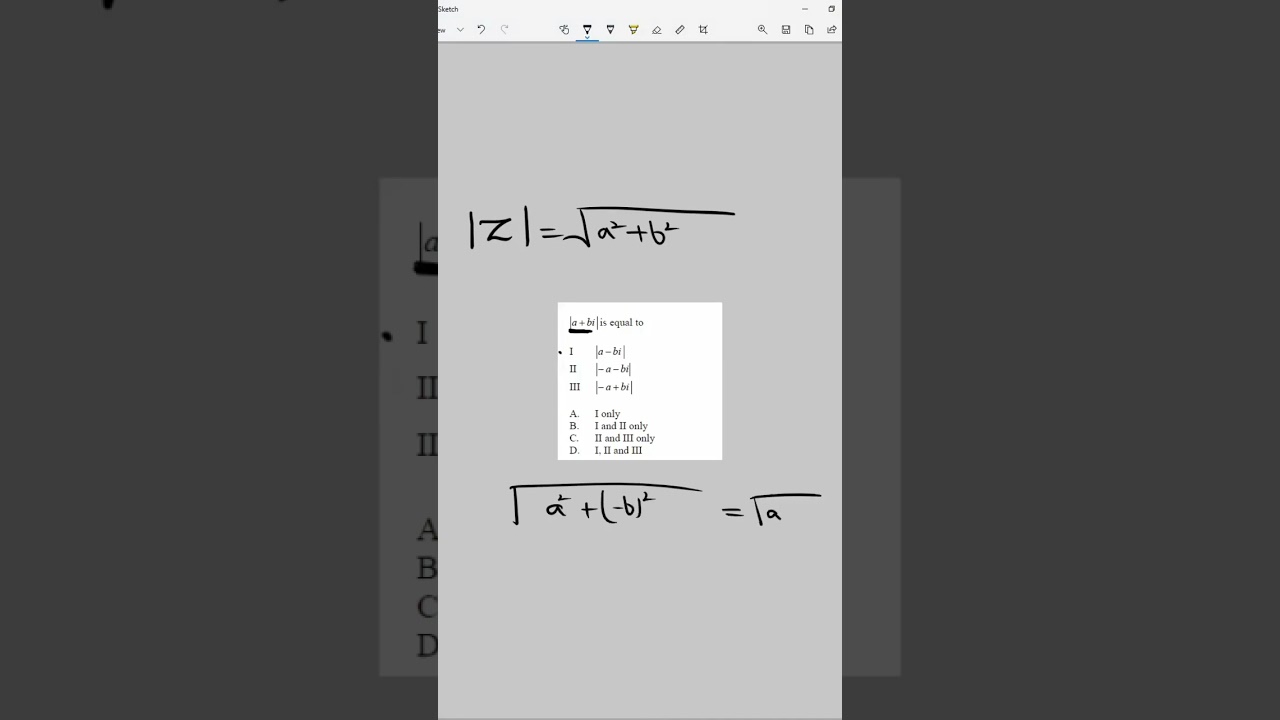 #Modulus of the complex number