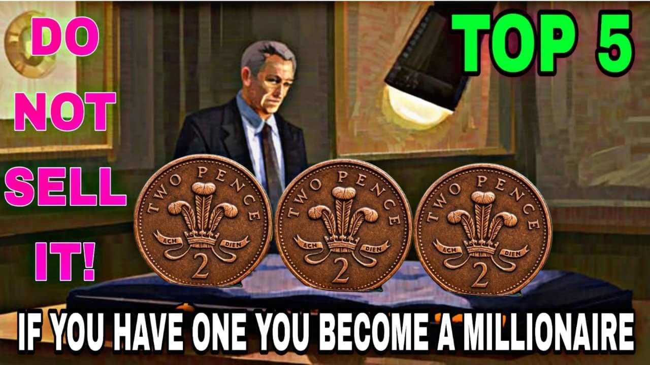 Top 5 United Kingdom Two Pence Coins That Could Be Worth Millions Dollars Watch Before You Spend One