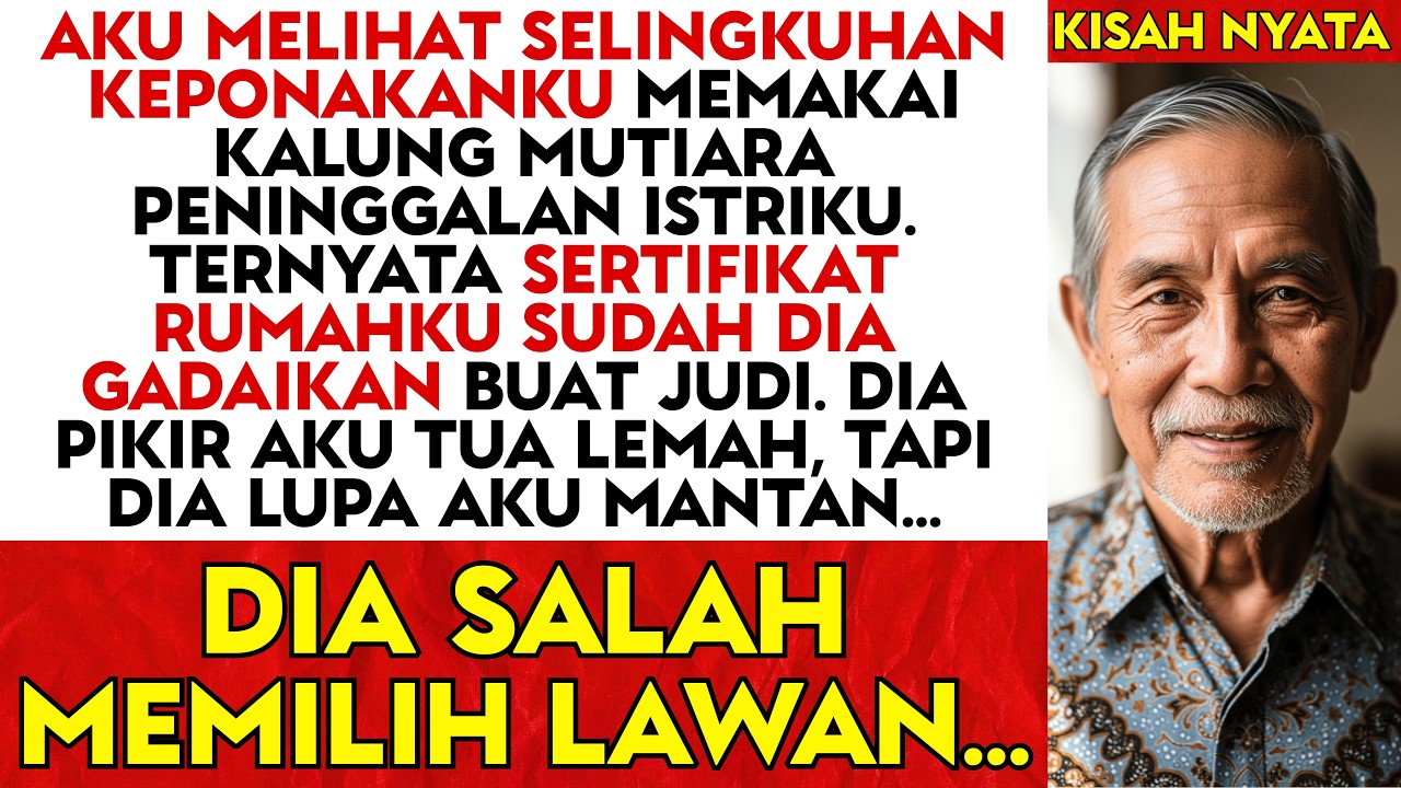 Hampir Kutandatangani Warisan Rp5 MILIAR Ke Keponakanku Saat Satpam Beri Catatan: 