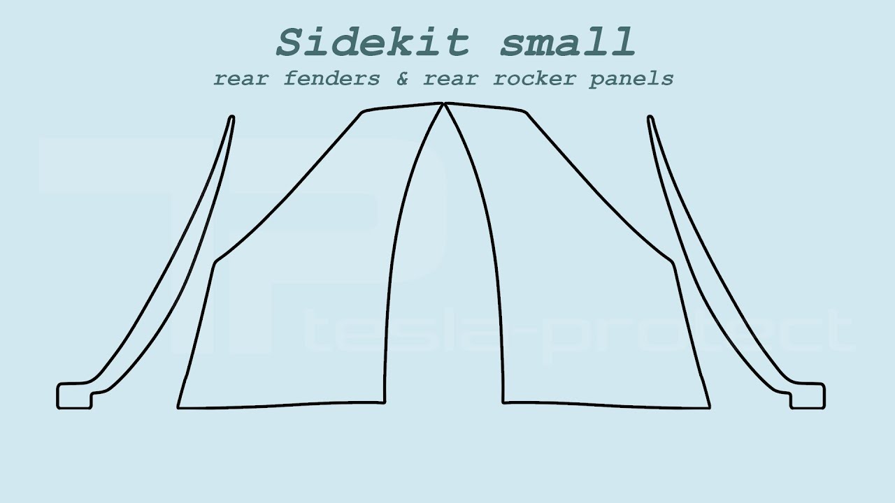 Model 3: Sidekit small (PPF for rear fenders & rocker panels) | installation guide | Tesla-Protect