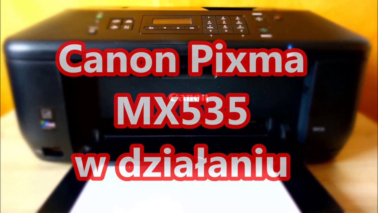 Canon Pixma MX535 - mini test