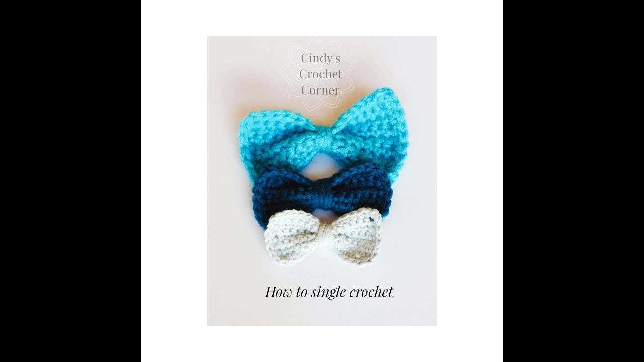 Learn to crochet series - part 2 single crochet
