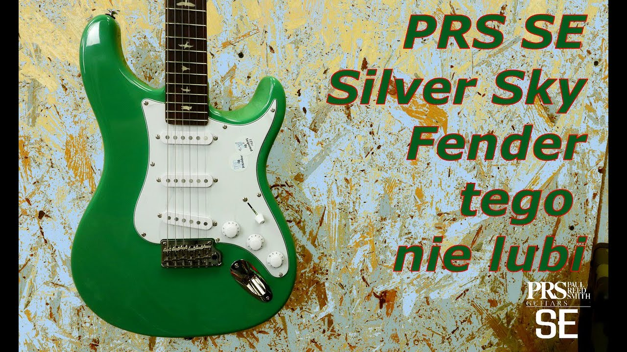 PRS SE Silver Sky John Mayer - klucze z klock&oacute;w Lego - FOG