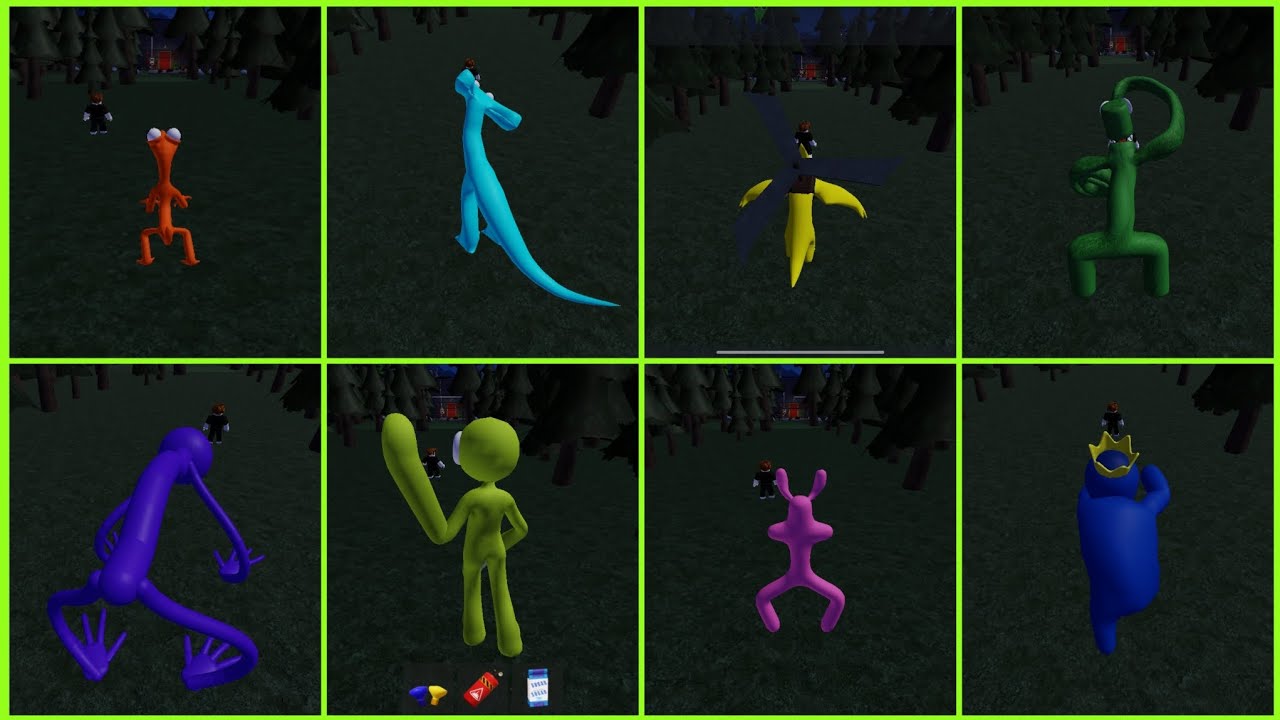 Rainbow 🌈 Friends Chapter 2 😱😨 Accurate Roleplay | All Monsters Horror Gameplay | Roblox 