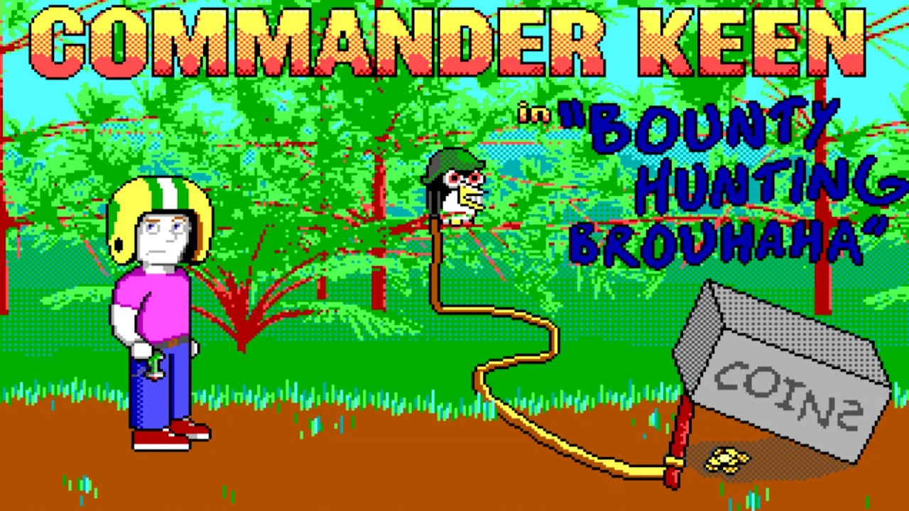 Commander Keen: Bounty Hunting Brouhaha (2019, MS-Dos) [Playthrough]