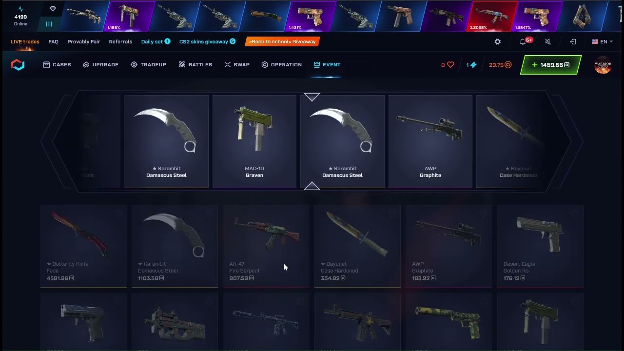 Opening the Legendary Operation Bravo Case! 🔥 CS2 Case Opening (CSGO.NET + CODE FOS)