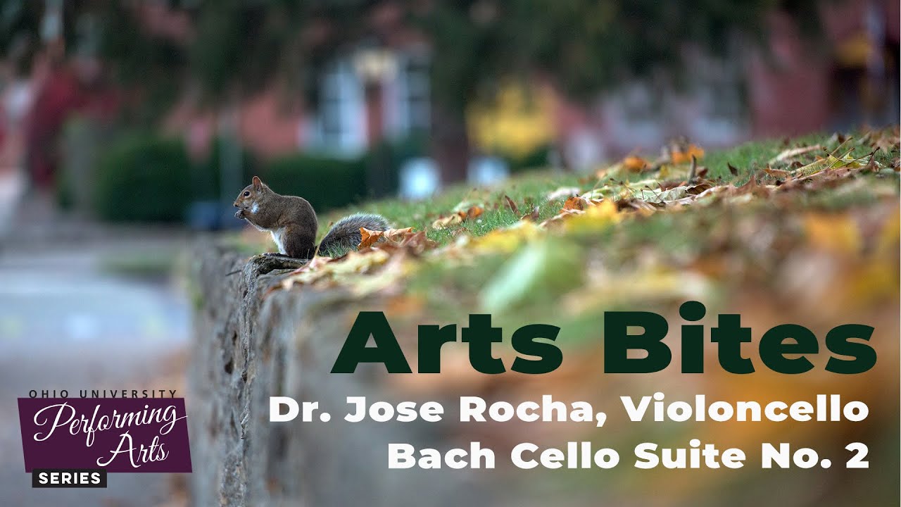 Arts Bites - Dr Jose Rocha - Bach Cello Suite No 2