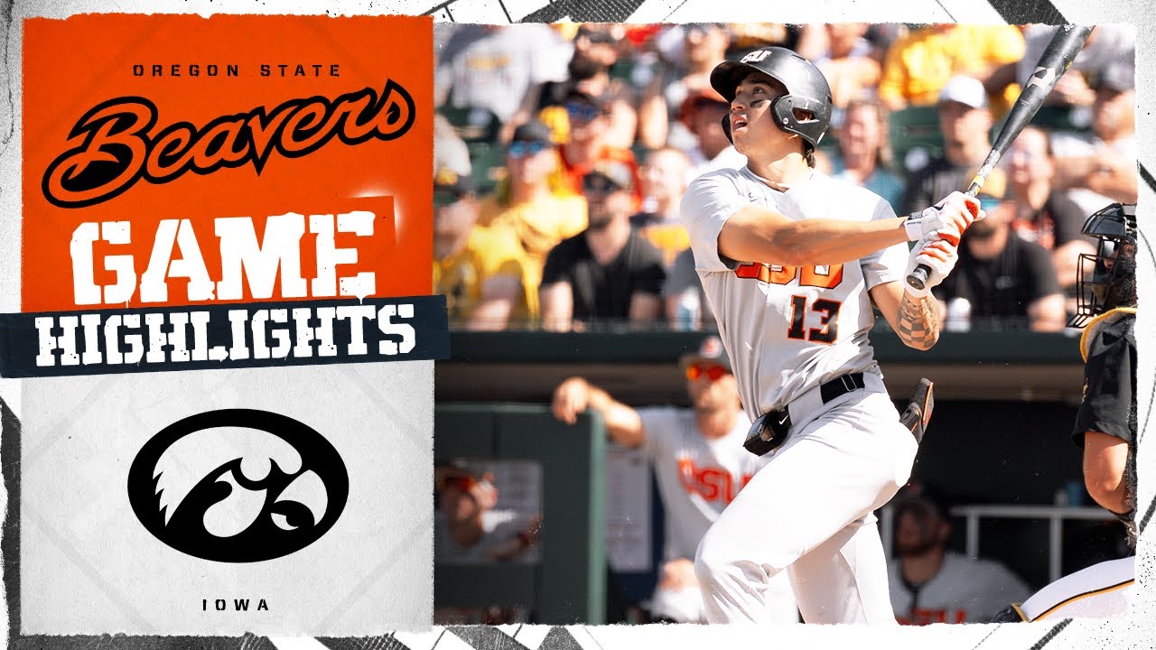 Oregon State Baseball Highlights: 5/10/25 vs. Iowa