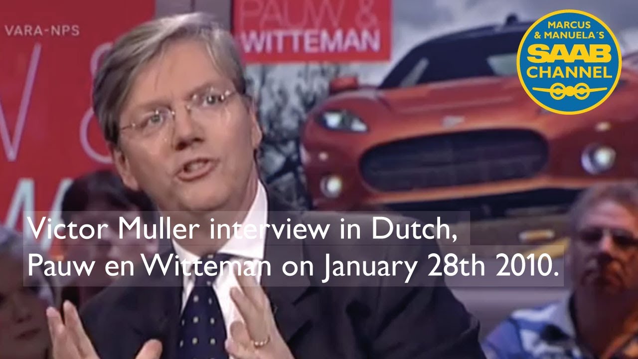Victor Muller interview in Dutch, Pauw en Witteman on January 28th 2010.