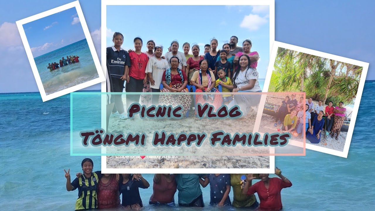 Töngmi Happy families❤️🎊Picnic at Teetop Beach ⛱️ Part-1