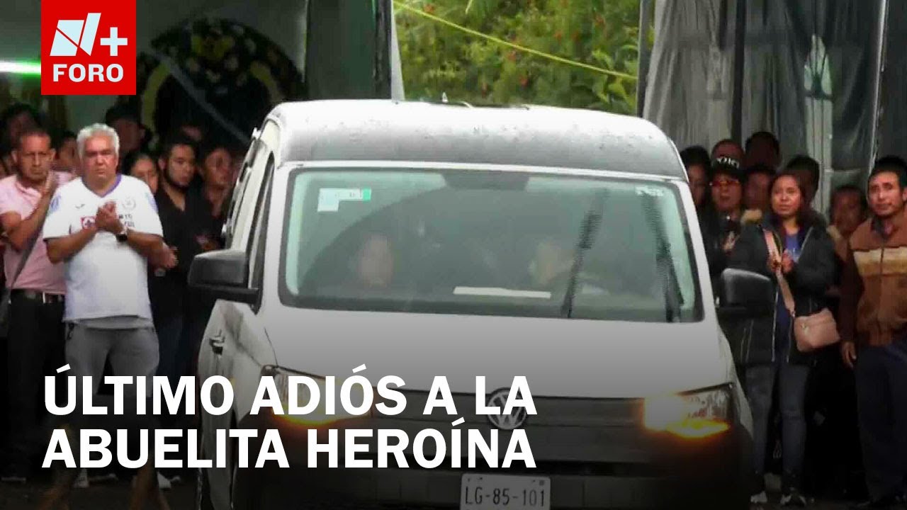 Con aplausos despiden a Alicia Matías, la abuelita heroína de Iztapalapa - Las Noticias