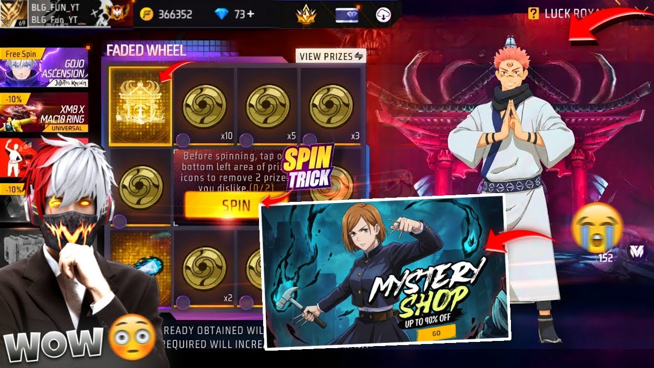 SUKUNA ARRIVAL ANIMATION CONFIRM DATE, NEW FIST SKIN EVENT, SUKUNA BUNDLE, FF NEW EVENT, NEW EVENTFF