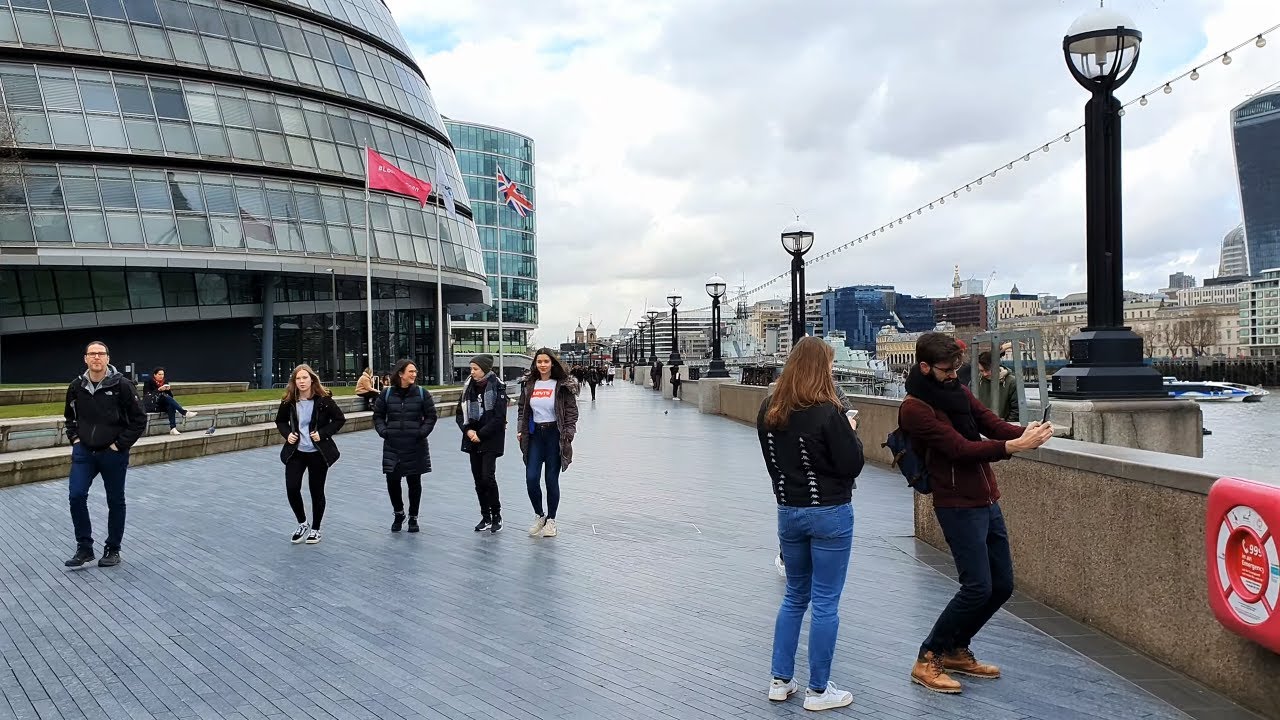 China Wharf to London Bridge Station | London Walking Tour 4K