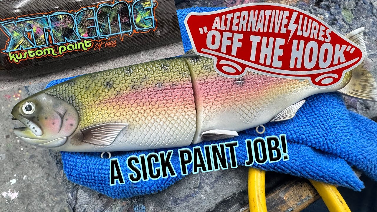 Экстремальная кастомная покраска... Форель настолько реалистична, что вам покажется, будто она во...