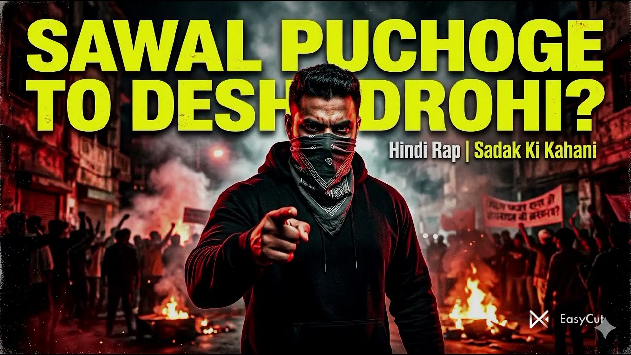 Sawal Puchoge To Desh Drohi? | Hindi Rap | Sadak Ki Kahani